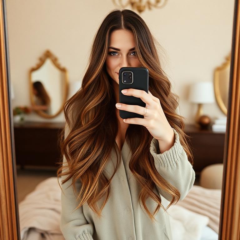Customer wearing Need That Hair extensions