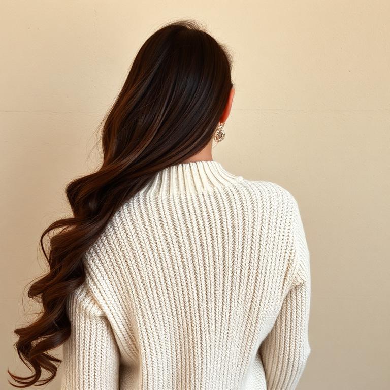 Customer wearing Need That Hair extensions